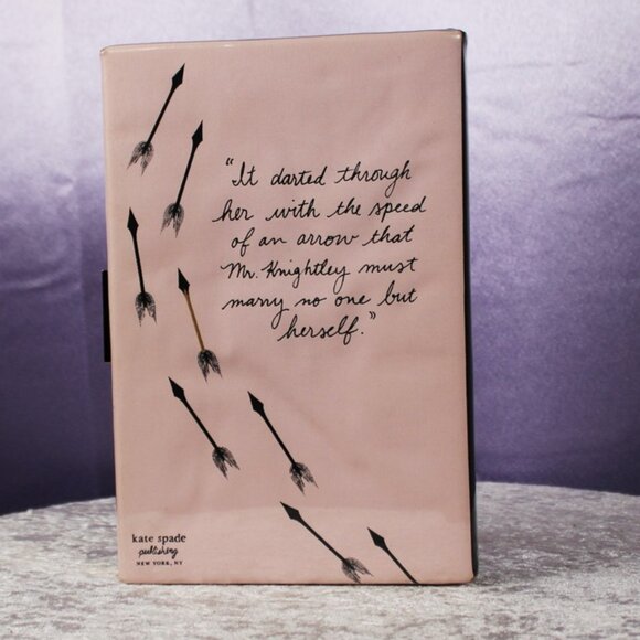 👜 Kate Spade Emma Jane Austen Book of the Month Clutch – Vol 4 – BNWT - Picture 4 of 13